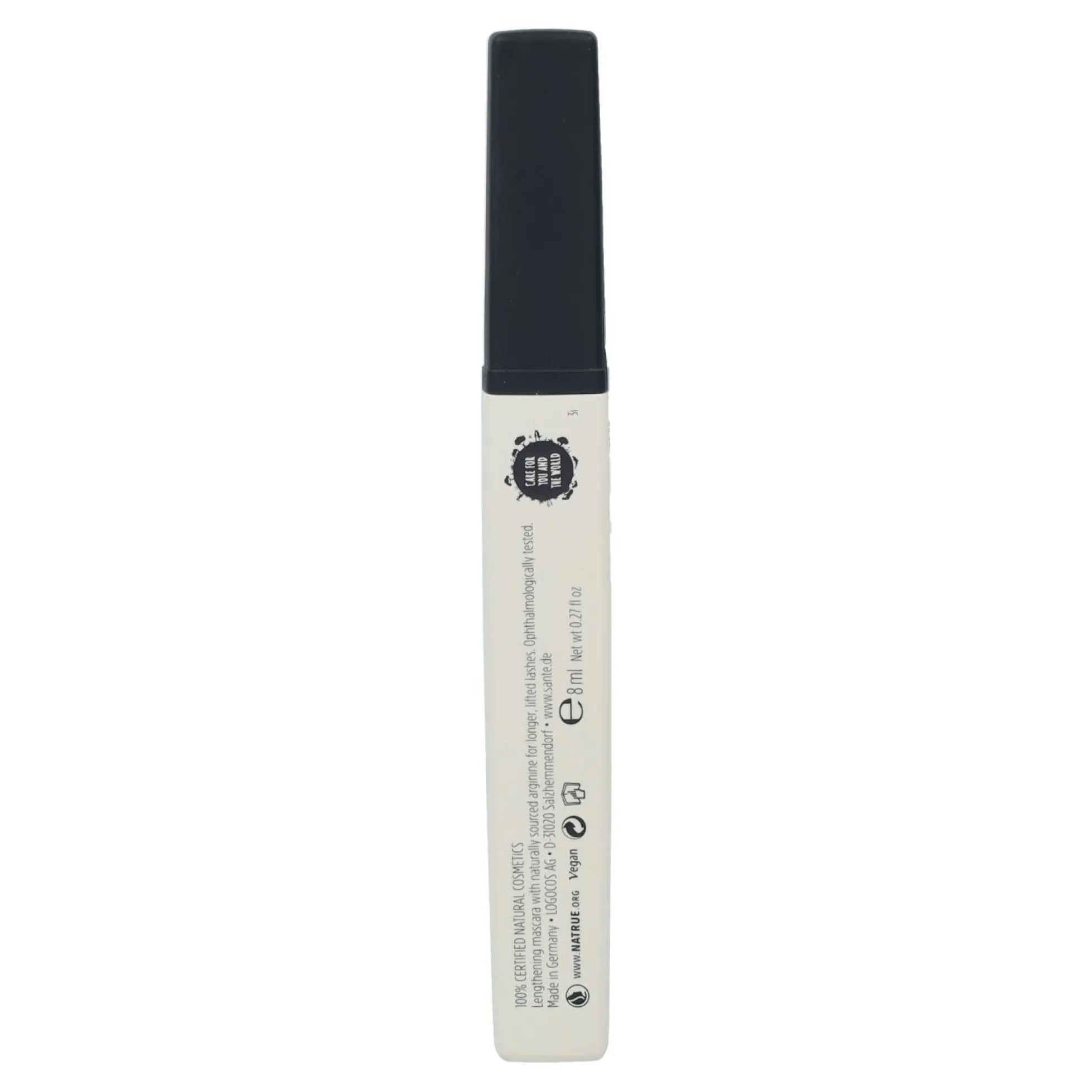 Máscara Pestañas Extensión Natural 01 Black Sante 8 ml