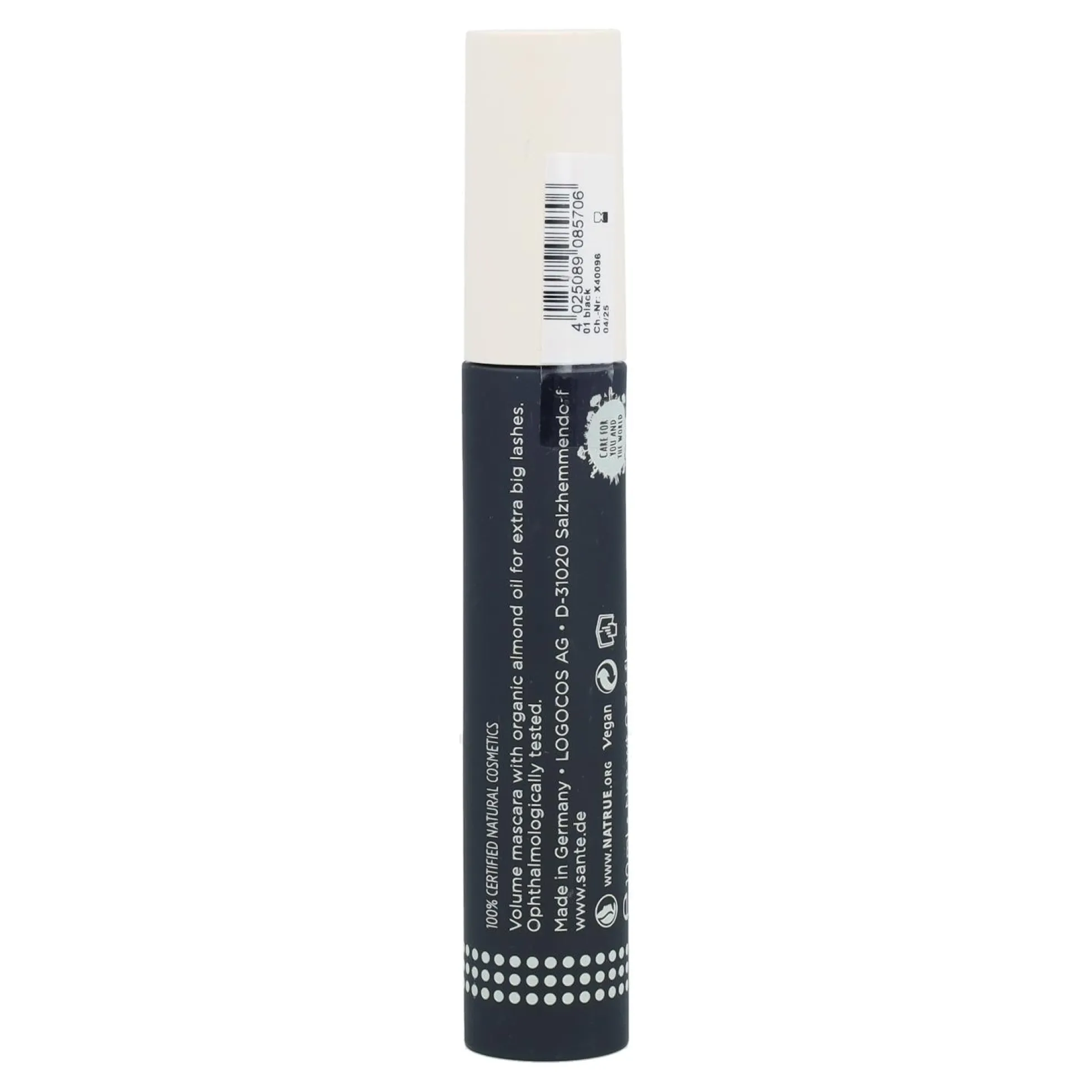 Máscara Pestañas Grandes 01 Black Sante 10 ml