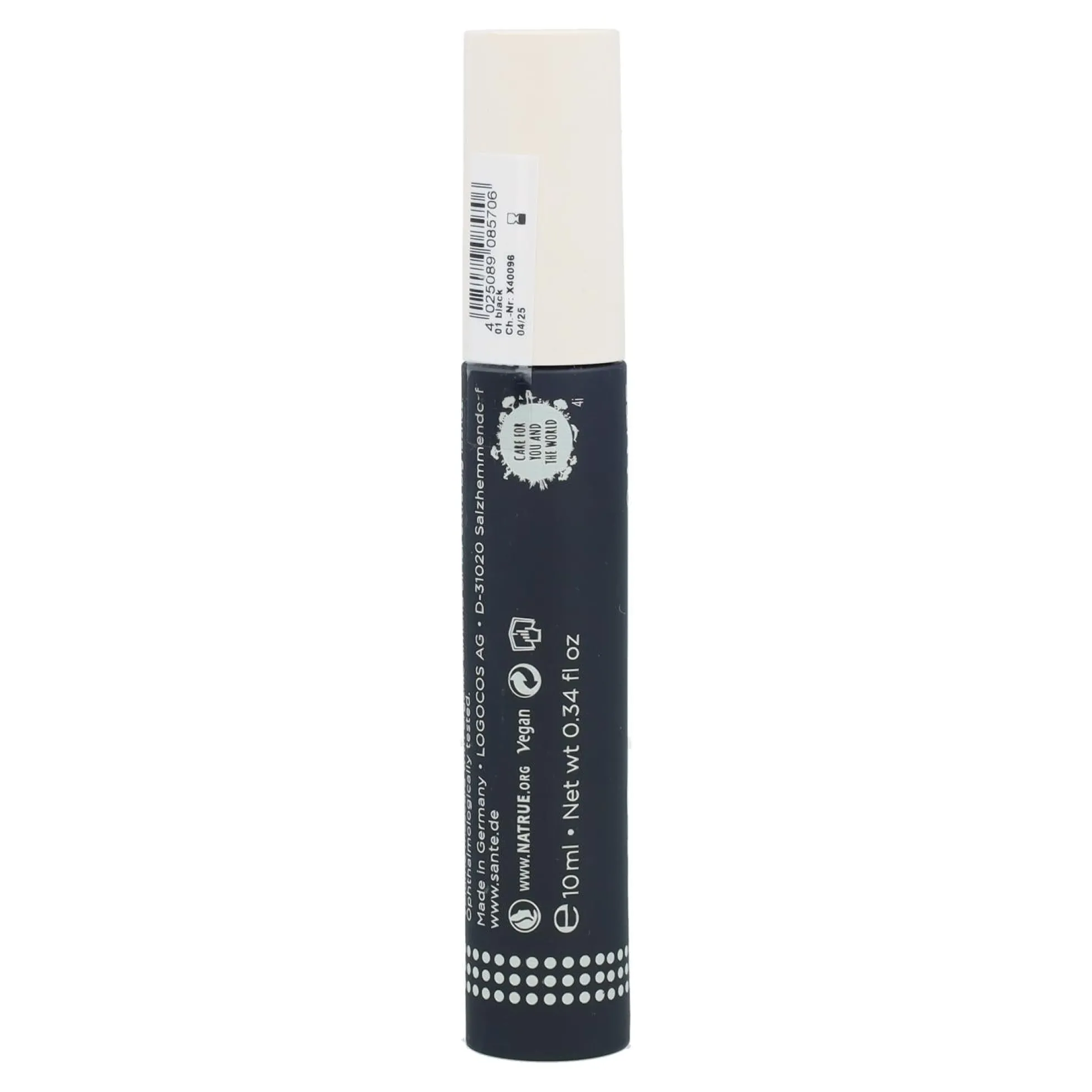 Máscara Pestañas Grandes 01 Black Sante 10 ml