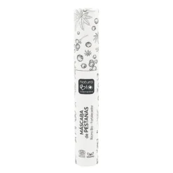 Máscara Pestañas Volumen 01 Negro TimanfayaCon Aceite de Ricino y Pigmentos Naturales Minerales, NaturaBio Cosmetics 8ml