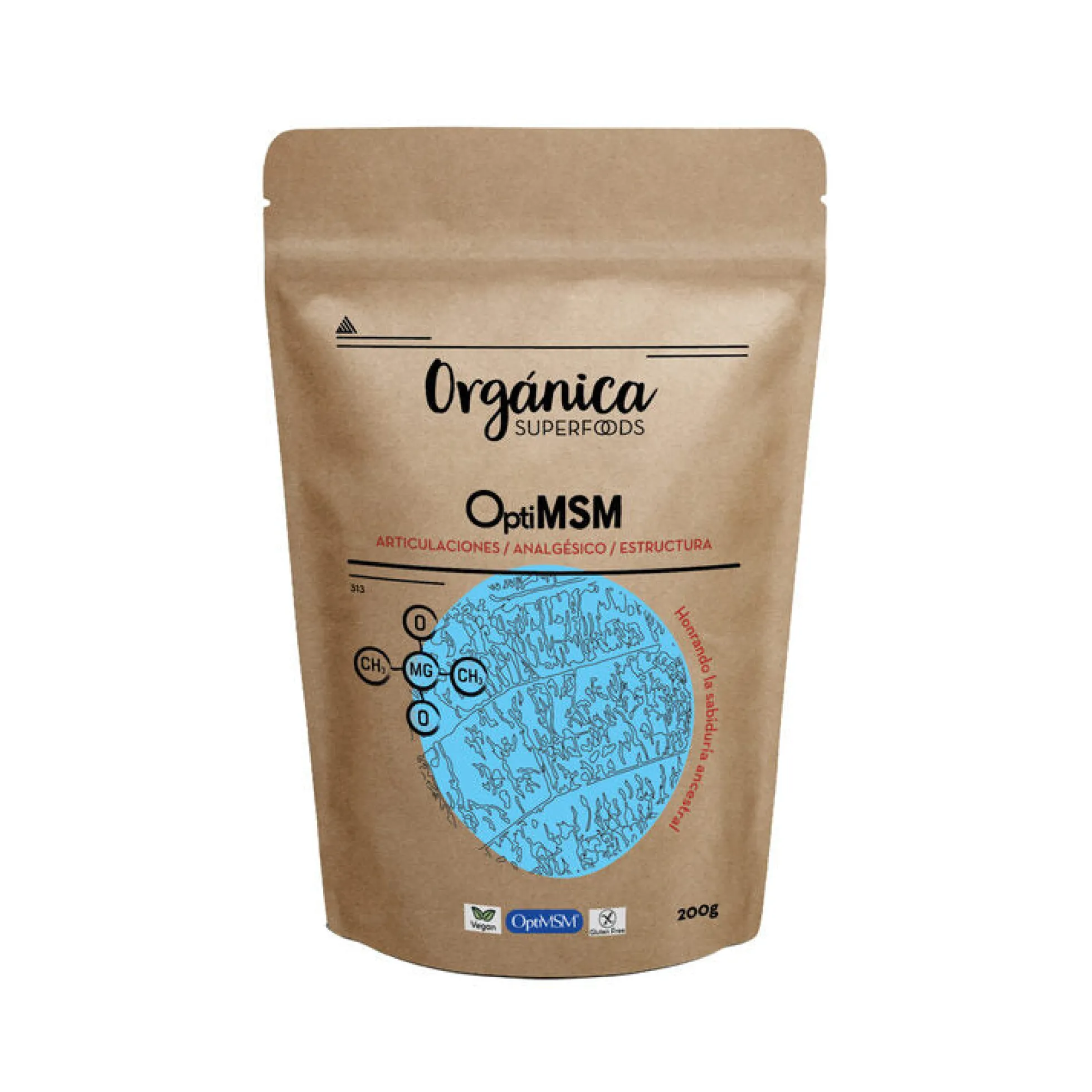 Msm Optim 1kg - Orgánica Superfoods