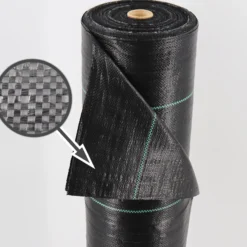 10m² Tejido De Suelo Película Contra Malas Hierbas Película Para Mantillo 100 G 1 M De Ancho Negro