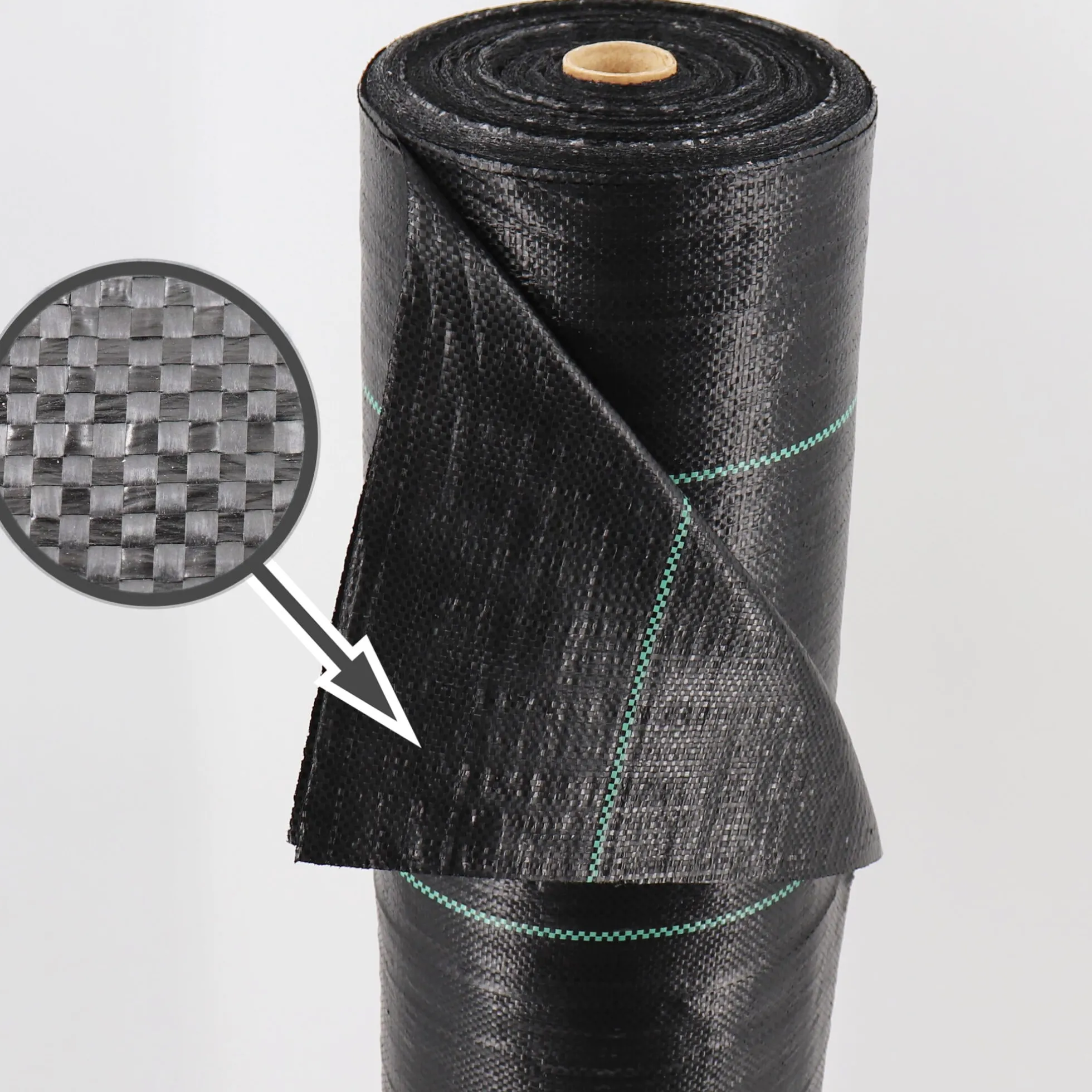 10m² Tejido De Suelo Película Contra Malas Hierbas Película Para Mantillo 100 G 1 M De Ancho Negro