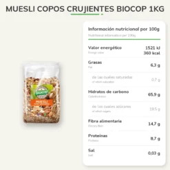 Muesli Copos crujientes Biocop 1kg
