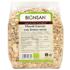 Muesli Energy Con Frutos Secos Eco Bionsan 400gr