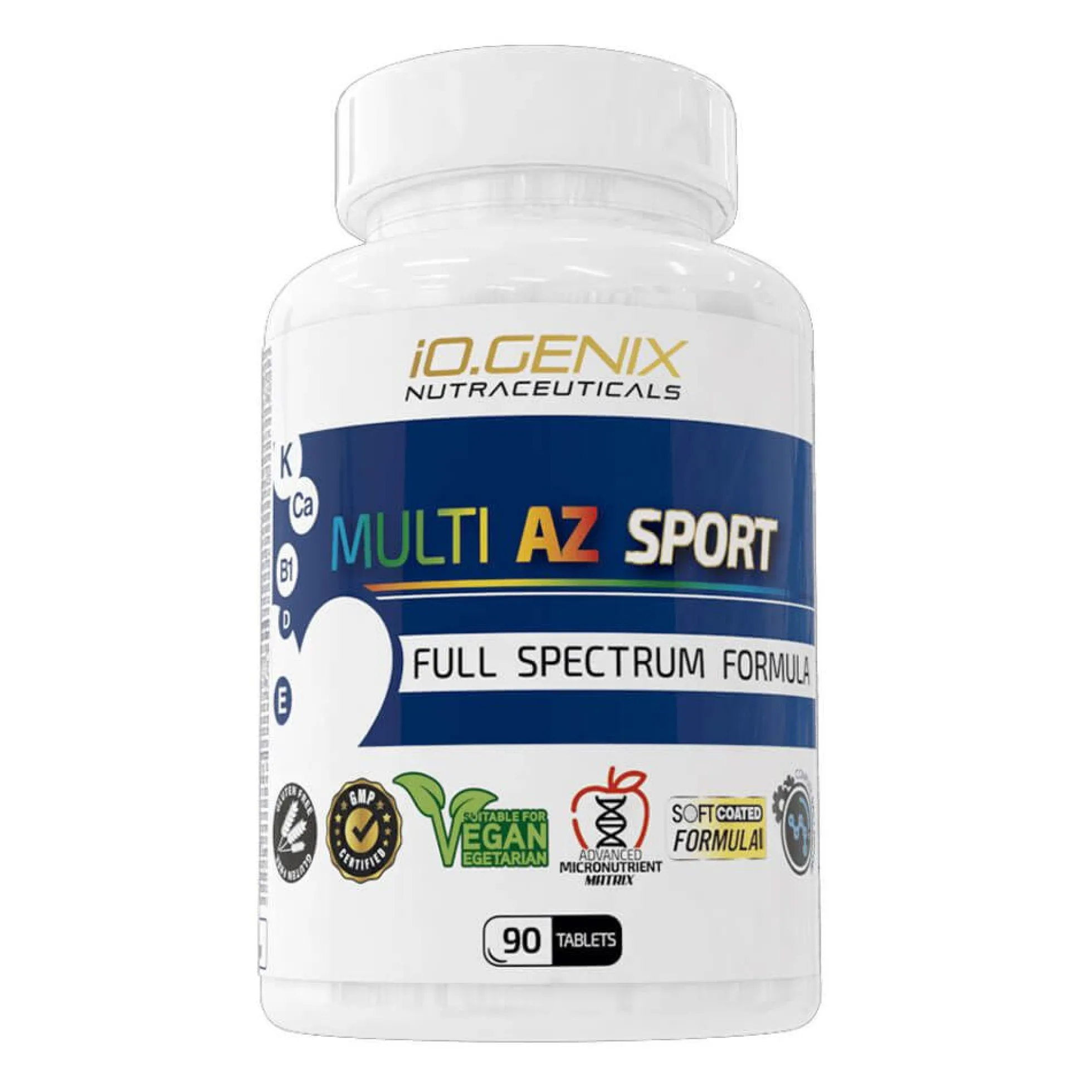 Multi Az Sport - 90 Tabletas - Complejos Multivitaminicos - Io.genix