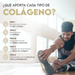 Multi Colágeno 5 tipos 60 días Articulaciones N2 Natural Nutrition 180 cápsulas