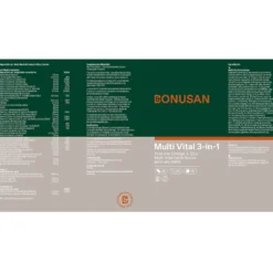 Multi Vital 3-in-1, Bonusan, 84 comprimidos