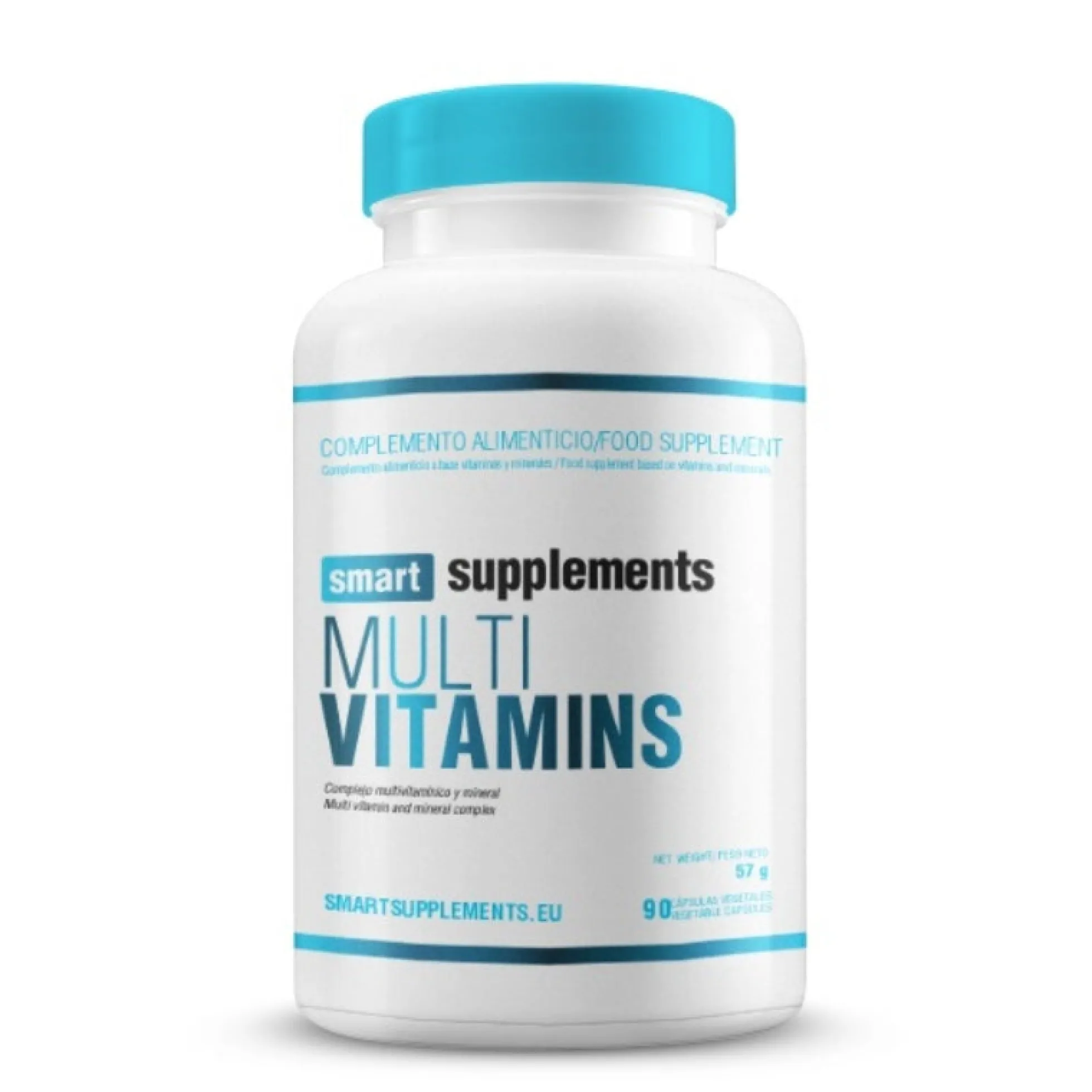 Multi Vitaminas - 90 Cápsulas Vegetales - Complejos Multivitaminicos - Smart Supplements