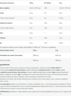 Muscle Mass - 1000g - Vainilla - Ganadores De Peso Con Proteína - Biotech Usa