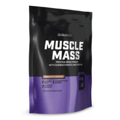 Muscle Mass - 1000g - Vainilla - Ganadores De Peso Con Proteína - Biotech Usa