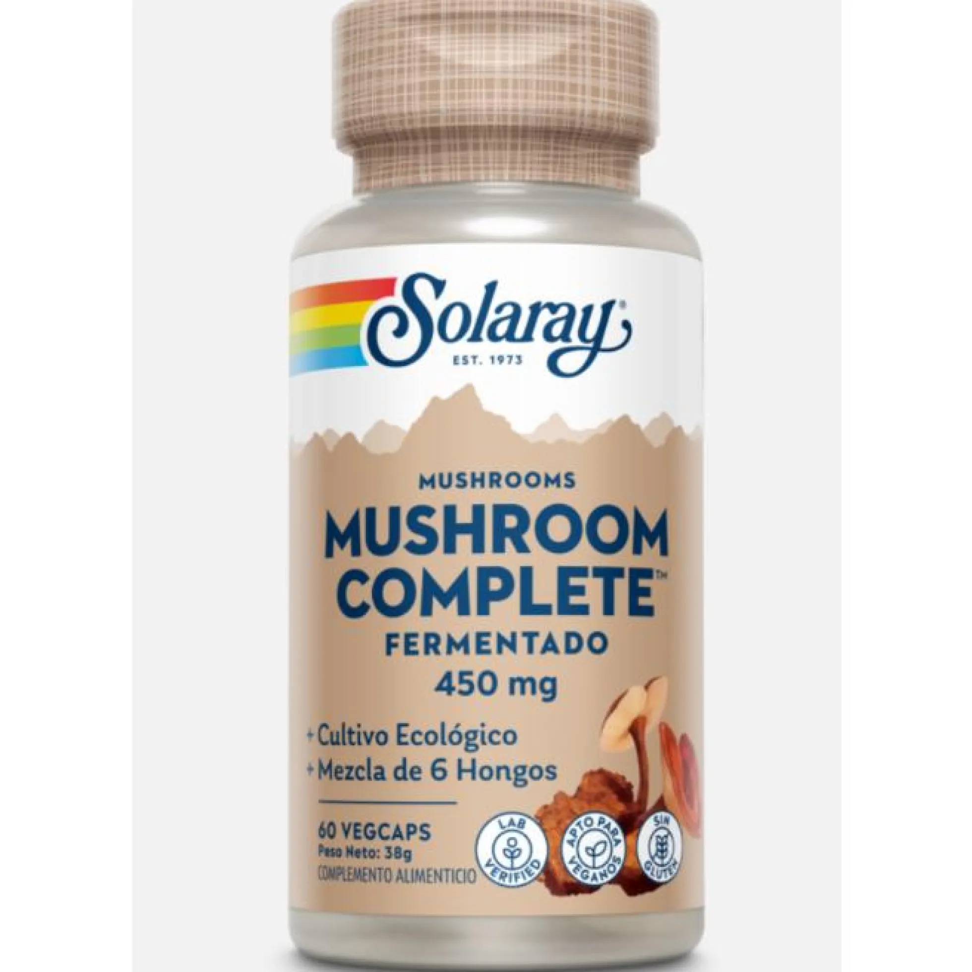 Mushroom Complete Solaray, 60 cápsulas