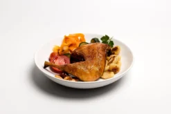 Muslo De Pollo Ecológico Asado Al Horno Con Mostaza Y Miel 350 g
