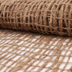 130m X 1,2m Estera De Terraplén Estera De Banco Para El Revestimiento Del Estanque Tela De Yute 500g 1,2m Br.
