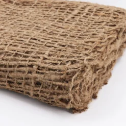 140m X 1,2m Estera De Terraplén Estera De Orilla Para El Revestimiento Del Estanque Tela De Yute 500g 1,2m Br.