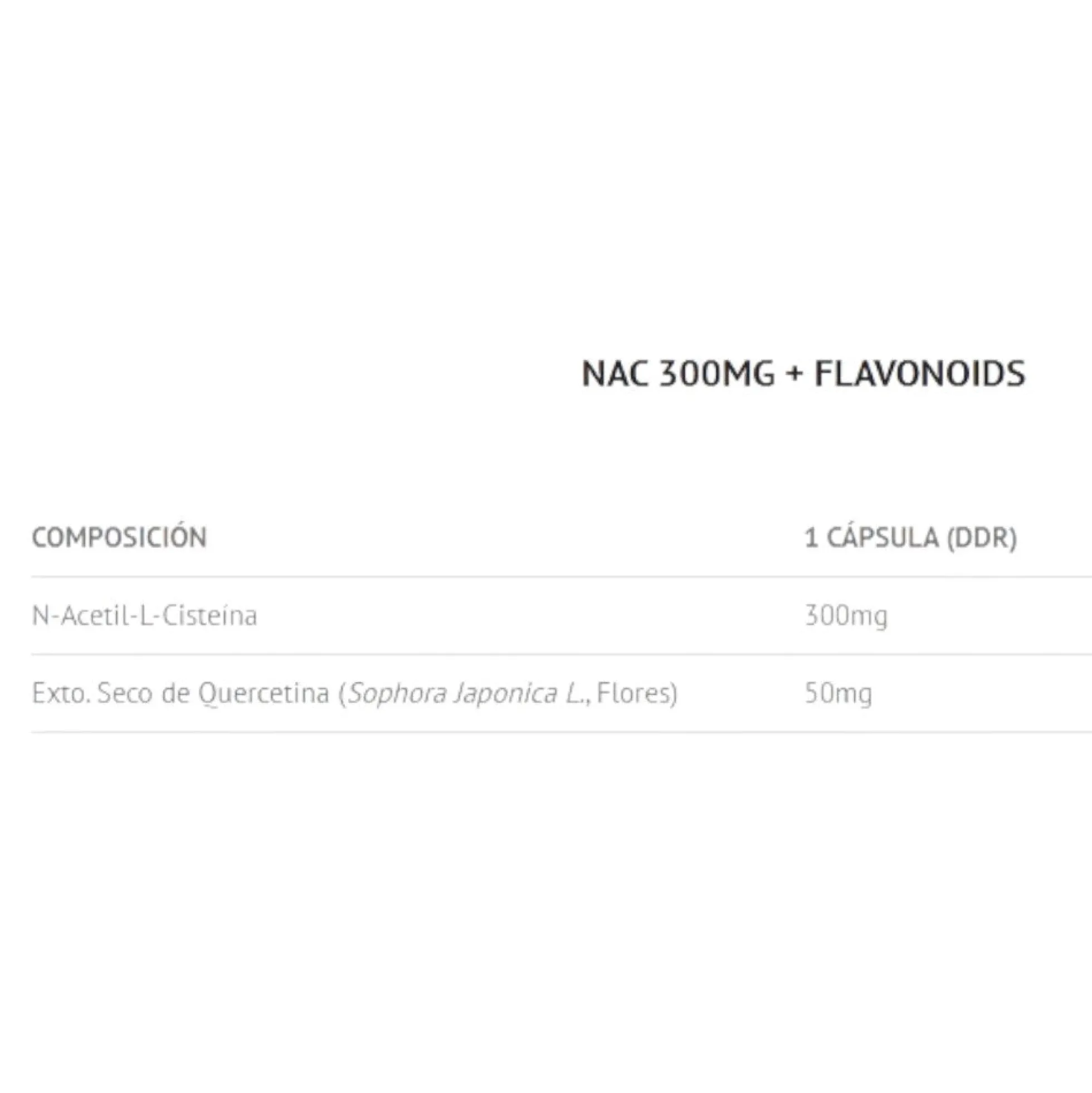 Nac+ Flavonoids 300 Mg 120 Caps