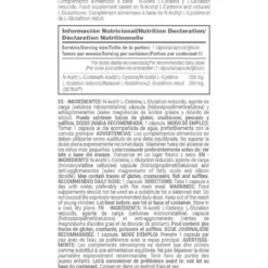 Nac & Glutatión - 60 Cápsulas Vegetales - Antioxidante - Masmusculo