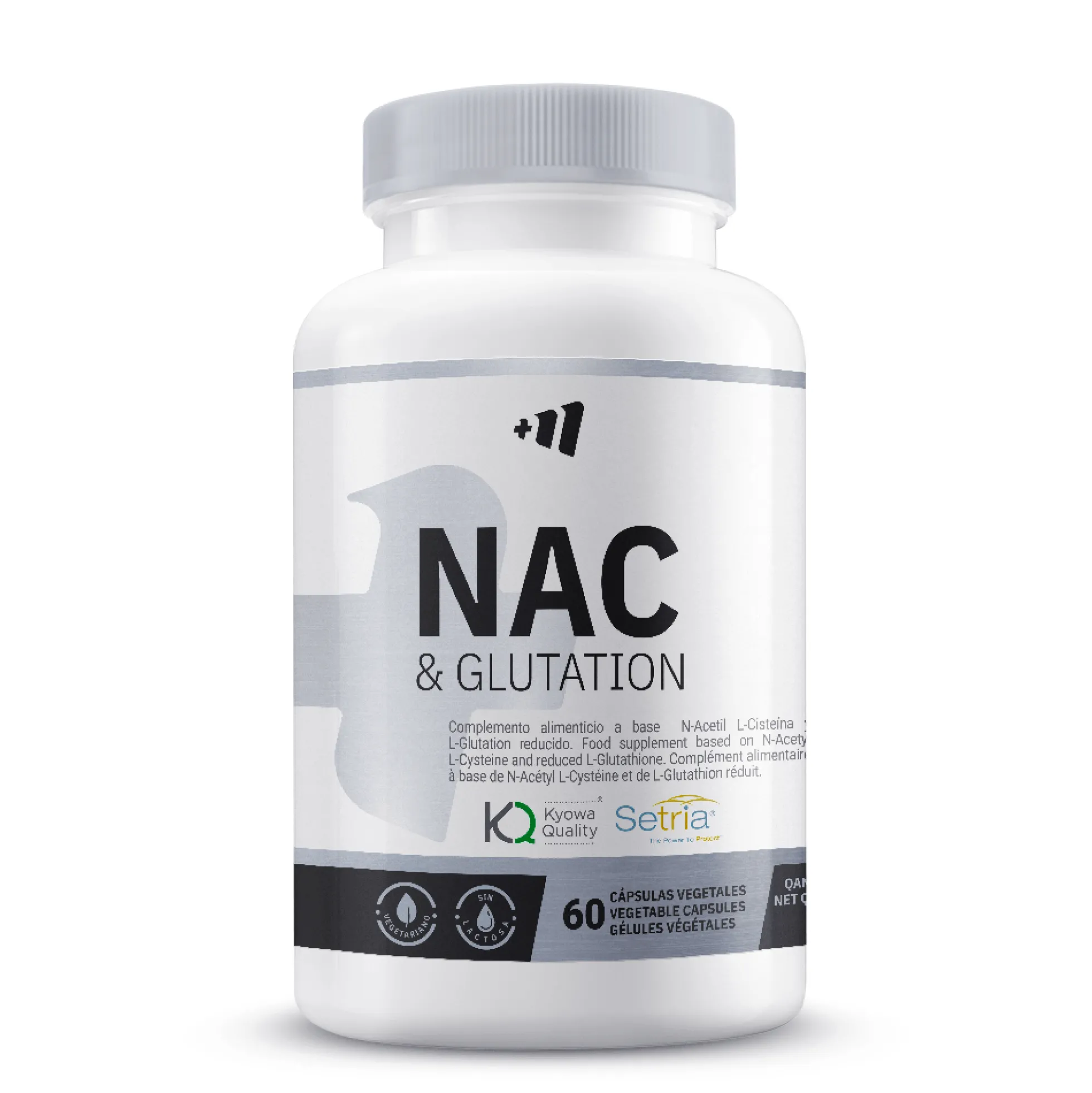 Nac & Glutatión - 60 Cápsulas Vegetales - Antioxidante - Masmusculo