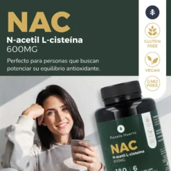 NAC 600mg Planeta Huerto 180 cápsulas