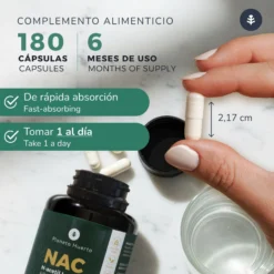NAC 600mg Planeta Huerto 180 cápsulas