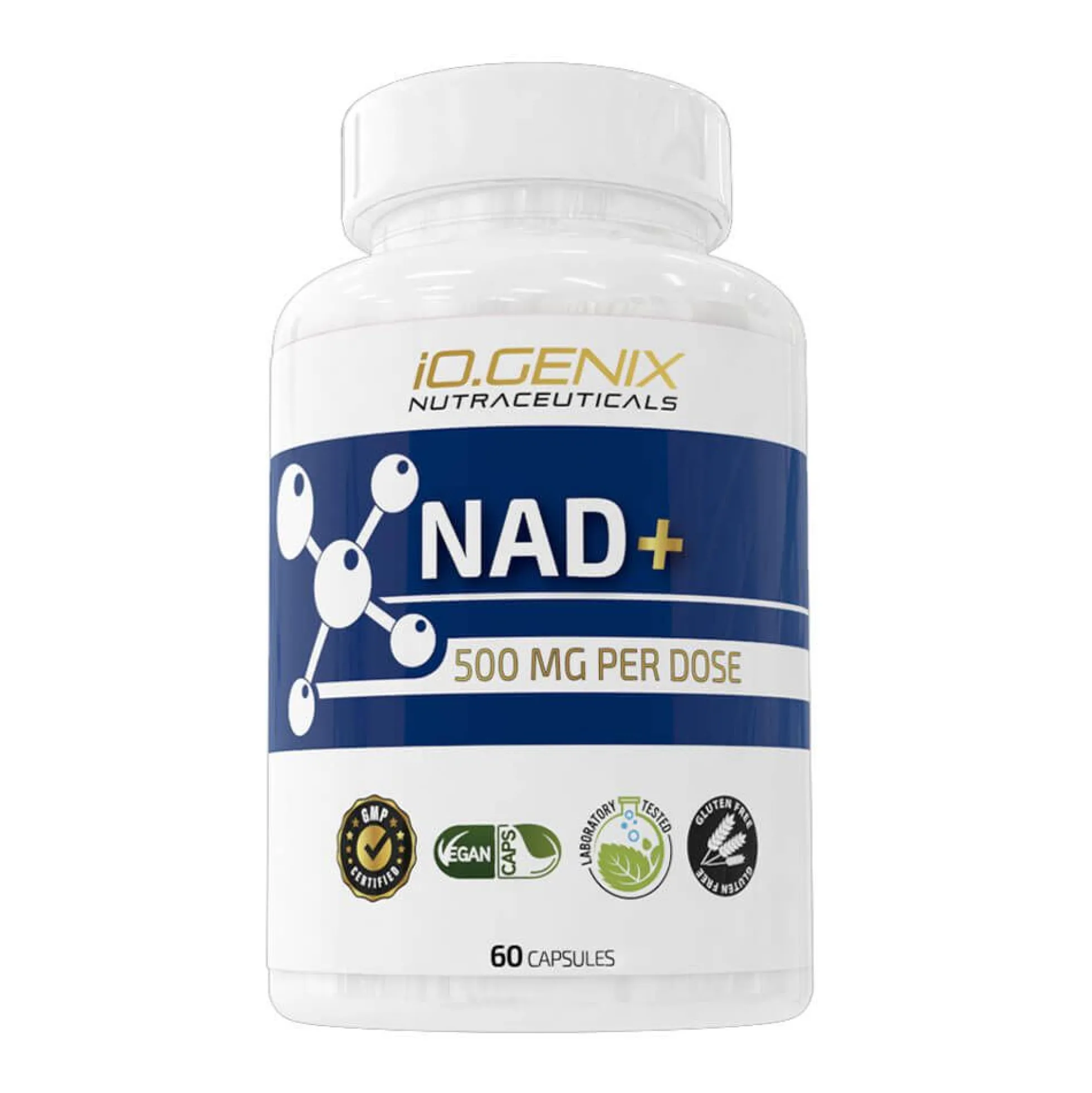 Nad+ - 60 Cápsulas - Mejora General - Io.genix