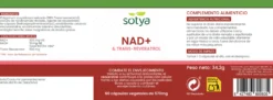 NAD Trans Resveratrol Sotya 60 cápsulas
