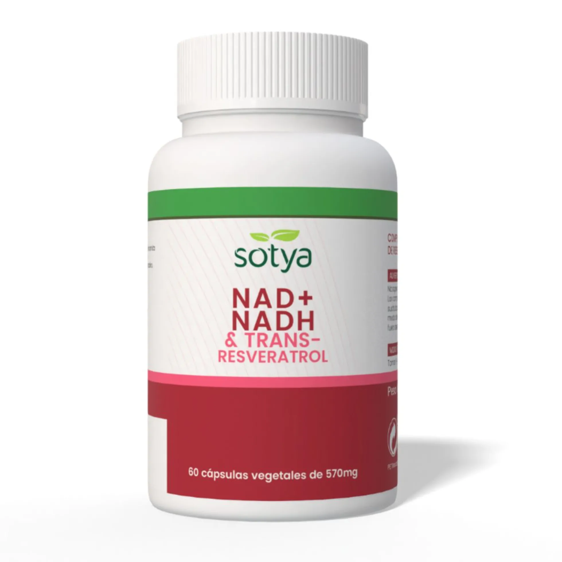 NAD Trans Resveratrol Sotya 60 cápsulas