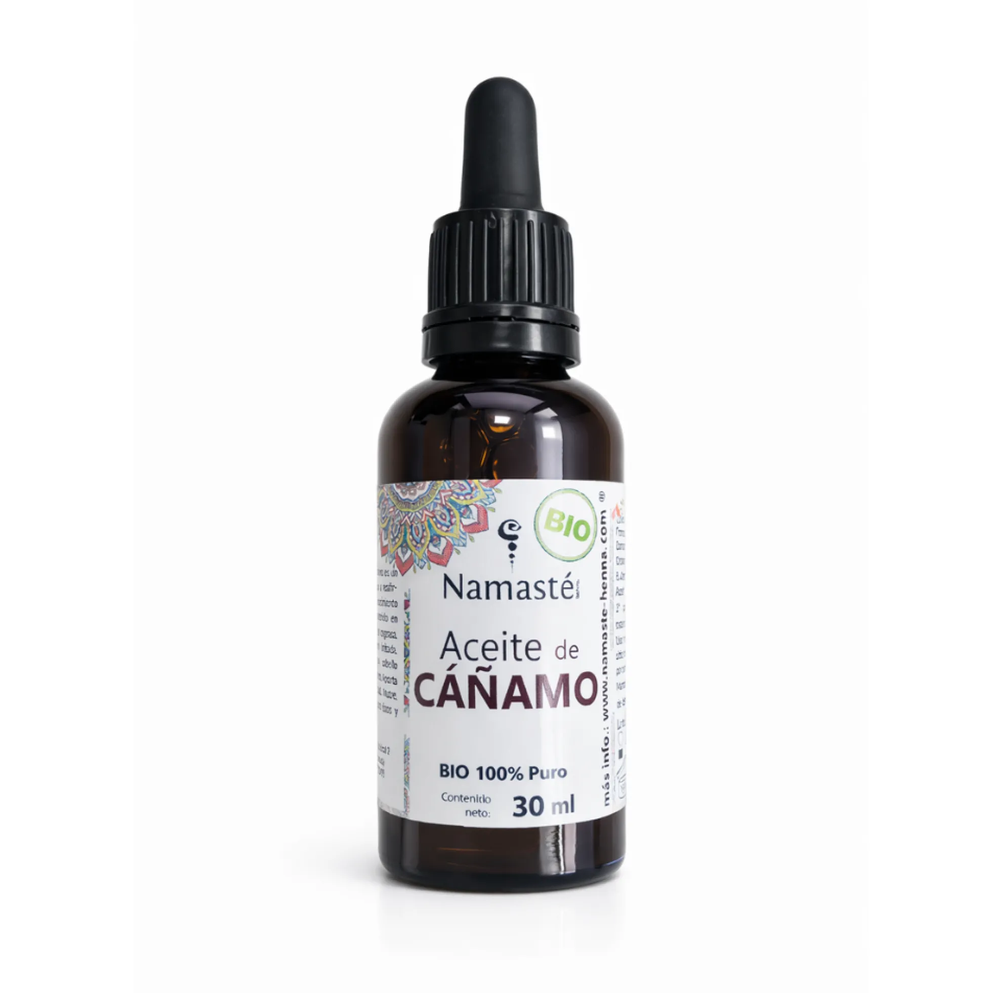 Namasté Aceite Vegetal Bio De Cáñamo 30ml