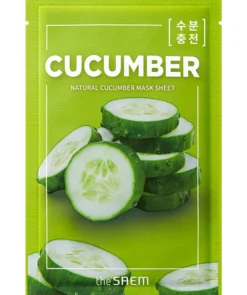 Natural Cucumber Mask Sheet_mascarilla Pepino_21ml