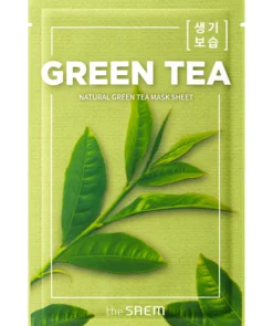 Natural Green Tea Mask Sheet_mascarilla Té Verde_21ml