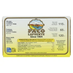 Navajas al Natural Paco Lafuente 115 g (5/6 pza)