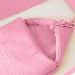 Nido De Bebé En Algodón Bio Rosa