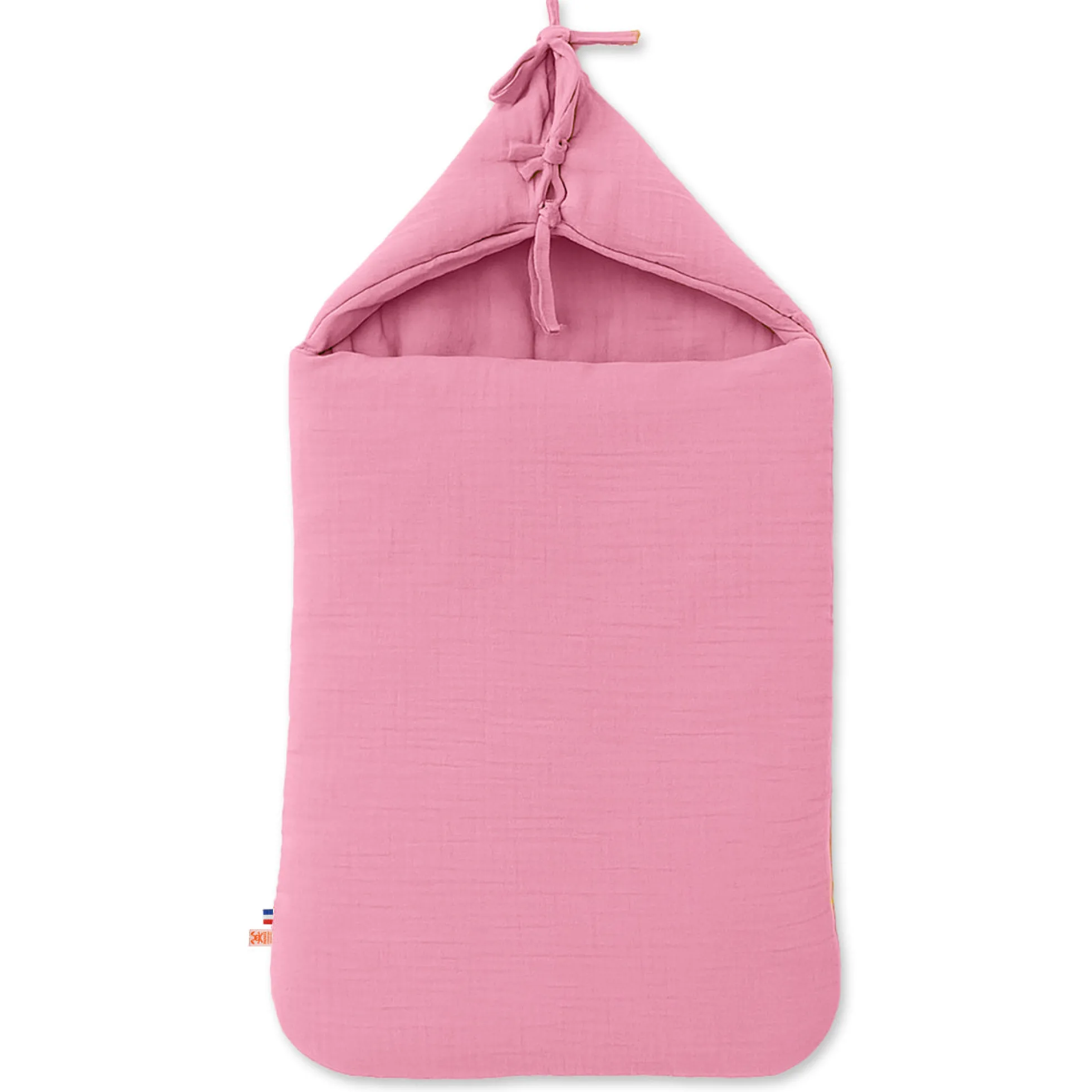 Nido De Bebé En Algodón Bio Rosa
