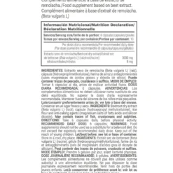 Nitrobeet Extracto De Remolacha 3000mg - 60 Cápsulas Vegetales - Remolacha - Masmusculo