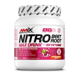 Nitro Beet Root Max Drink (nitrato De Remolacha) - 450g - Mango - Rendimiento - Amix Nutrition