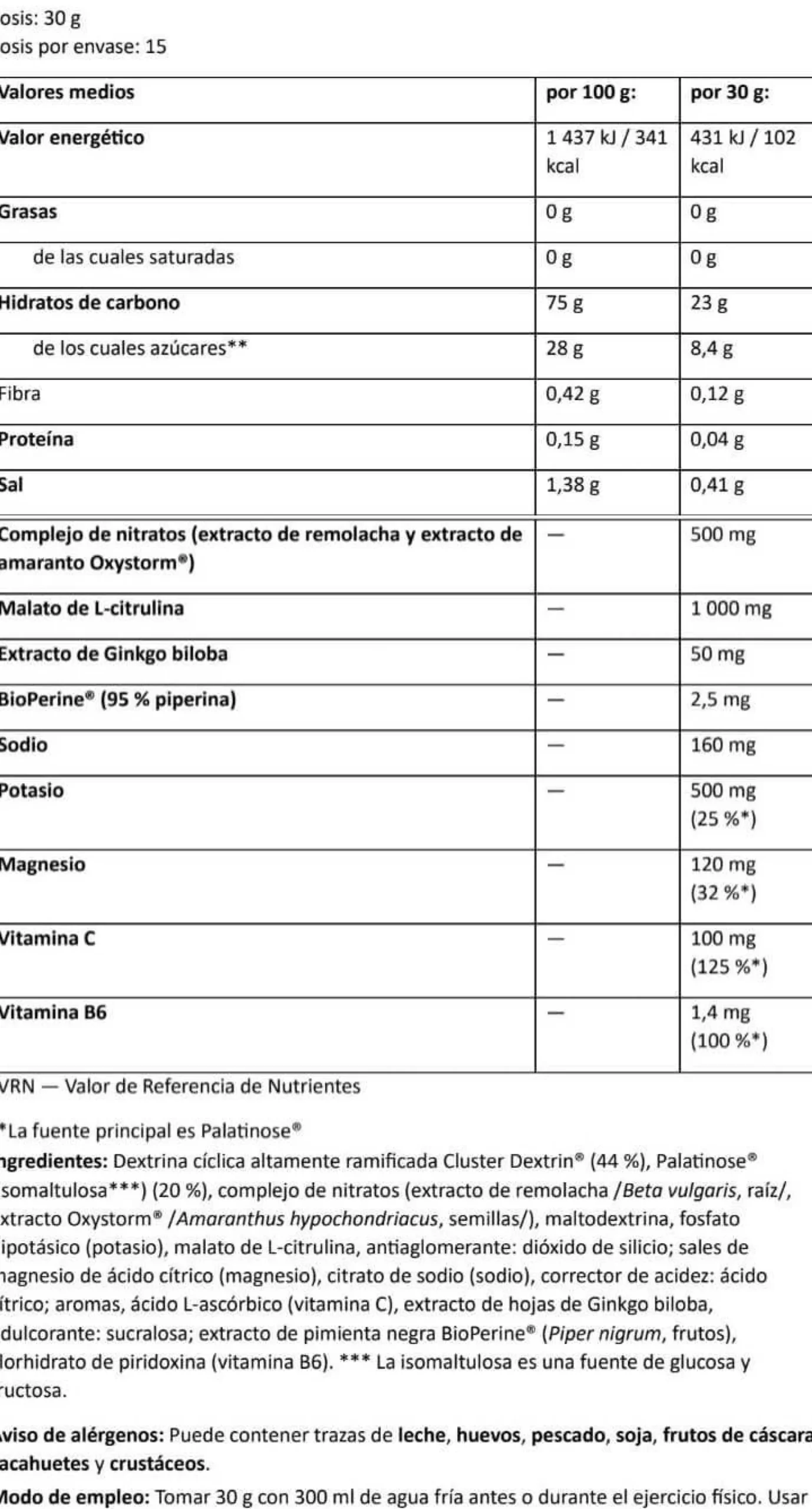 Nitro Beet Root Max Drink (nitrato De Remolacha) - 450g - Fruity (multifrutas) - Rendimiento - Amix Nutrition