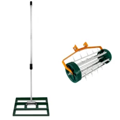 Nivelador De 50 Cm Y Aireador De Césped – Verde