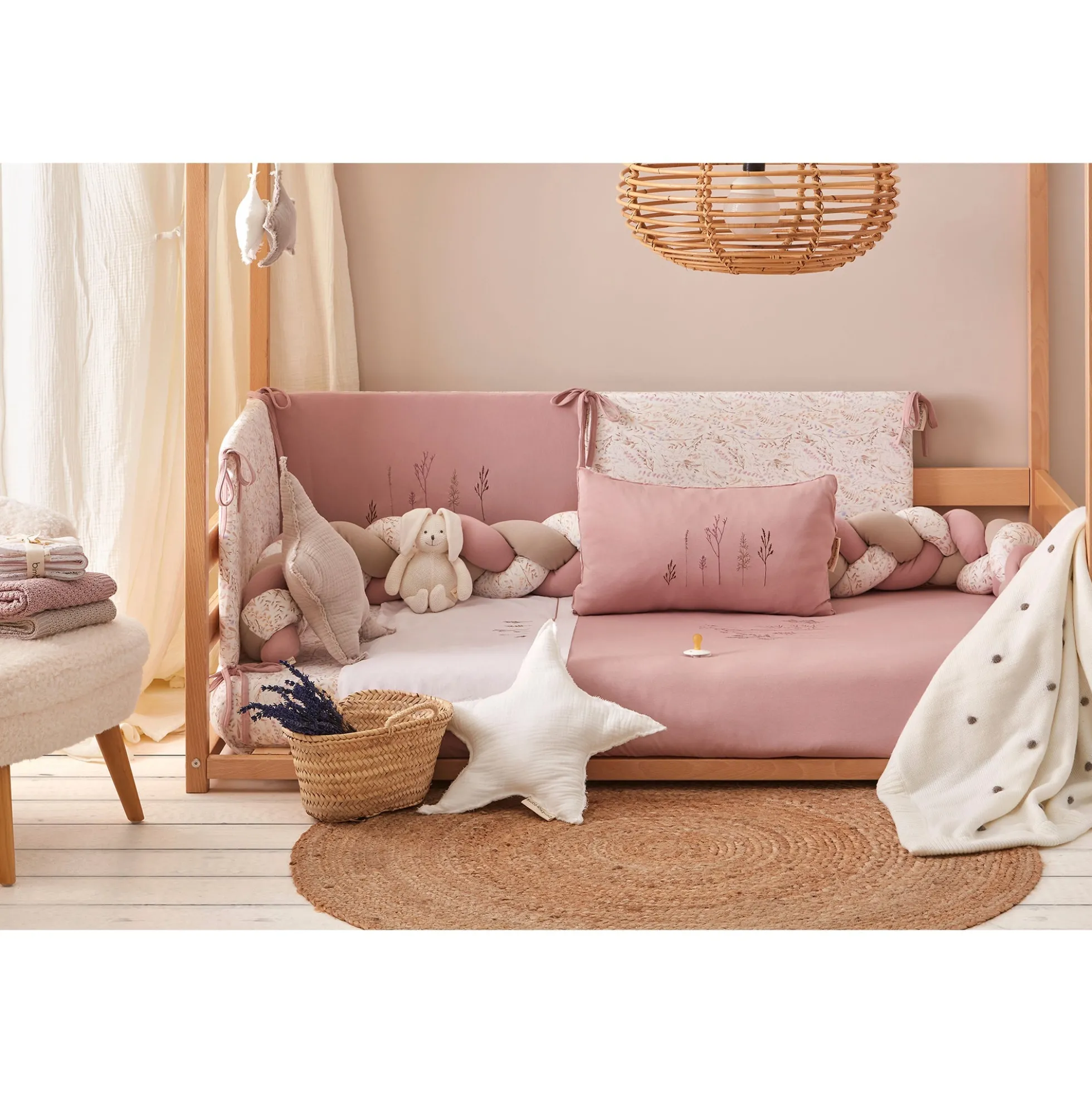 Niza Protector Trenza Chichonera Para Bebé 230 Cm