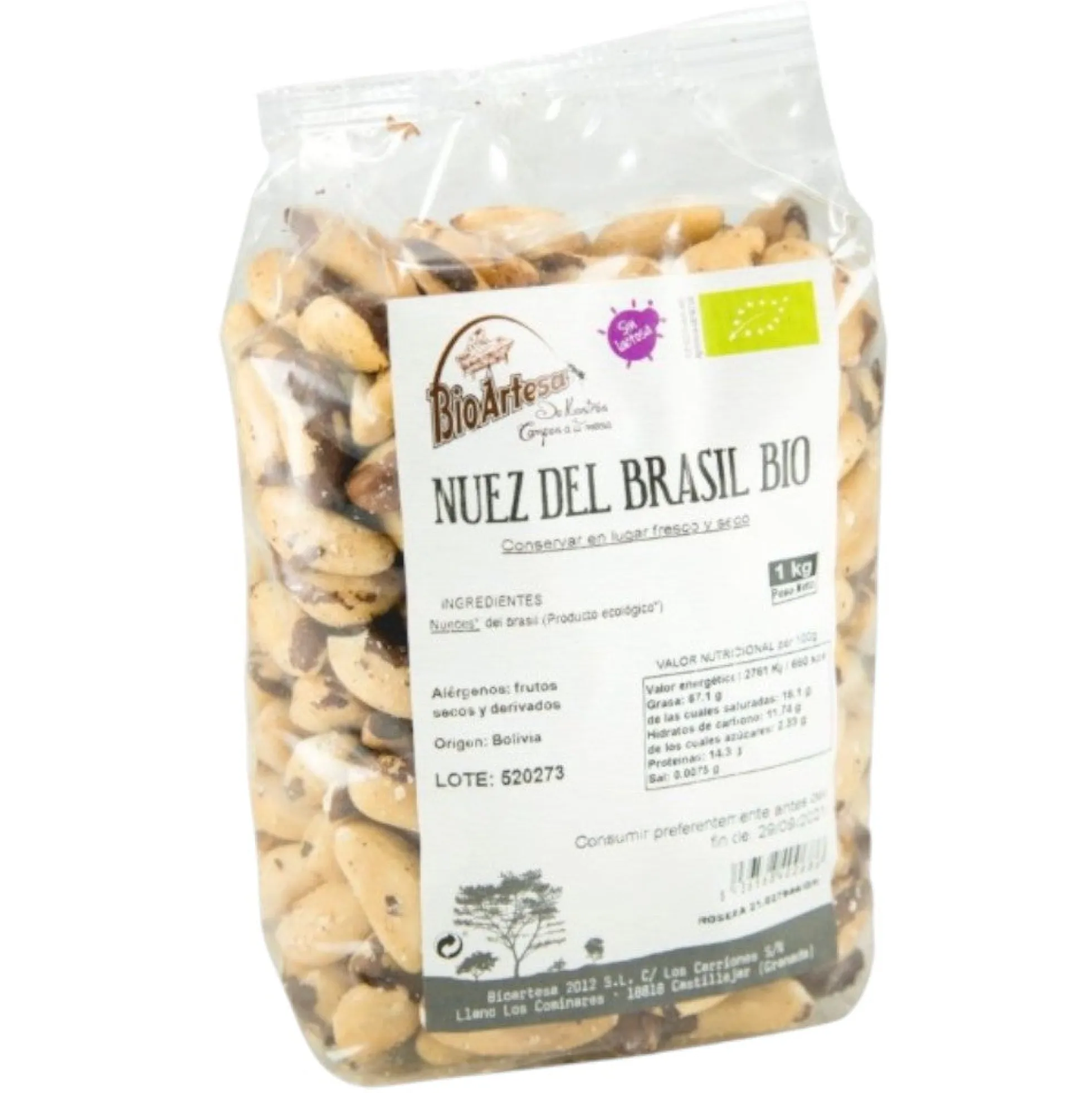 Nueces De Brasil Bio 1 Kg
