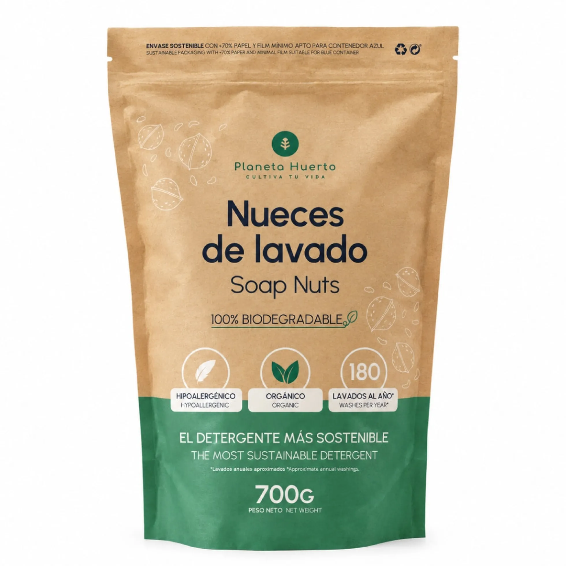 Nueces de Lavado Planeta Huerto 700 gr