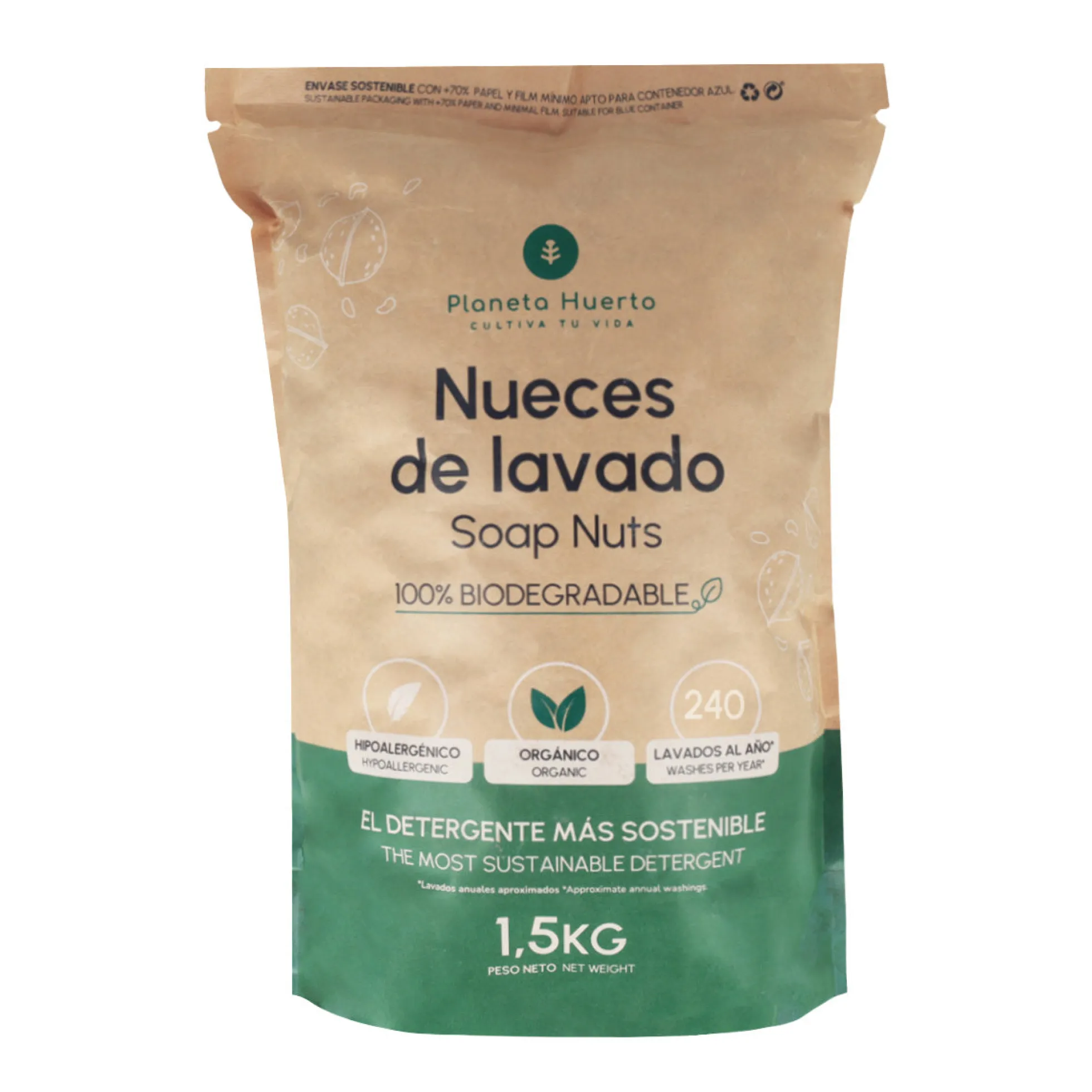 Nueces de Lavado Planeta Huerto 1,5 kg