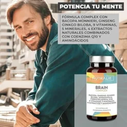 Nutralie Brain Complex Nootrópico con Agilidad Mental 60 Cápsulas