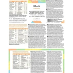 Nutralie Brain Complex Nootrópico con Agilidad Mental 60 Cápsulas