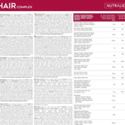 Nutralie Hair Complex + Biotina y Zinc Vitaminas Cabello 90 cápsulas