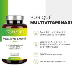 Nutralie Multivitaminas Complex con 29 activos 60 cápsulas