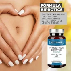 Nutralie Probióticos intestinales 10 cepas 60 Cápsulas