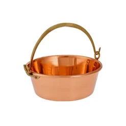 Olla De Cobre Para Carne De Cerdo, Diámetro 10 Cm, Calor Uniforme