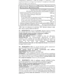 Omega 3 (aceite De Pescado 3000mg) - 120 Softgels - Reduce Los Triglicéridos - Masmusculo