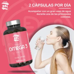Omega 3 Capsulas 2000 Mg A Base De Aceite De Pescado - 120 Perlas Blandas Con 700mg Epa - 500mg Dha Con Vitamina E