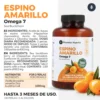 Omega 7 Espino Amarillo Planeta Huerto 180 Perlas